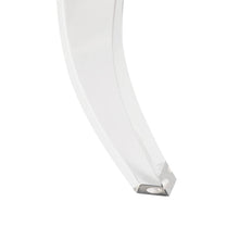Load image into Gallery viewer, 24.00"L White Faux Fur Upholstered Bench with Acrylic Legs
