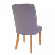 Load image into Gallery viewer, Fabric Dining Chairs Blue Gray, Set Of Two