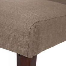 Load image into Gallery viewer, Tan Upholstered Dining Chairs With Studded Decoration, Set Of 2
