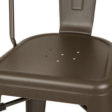 Load image into Gallery viewer, Vintage Metal Stackable Dining Side Chairs & Bar Stools, Set of 2