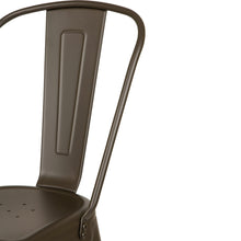 Load image into Gallery viewer, Vintage Metal Stackable Dining Side Chairs & Bar Stools, Set of 2