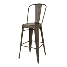 Load image into Gallery viewer, Vintage Metal Stackable Dining Side Chairs & Bar Stools, Set of 2