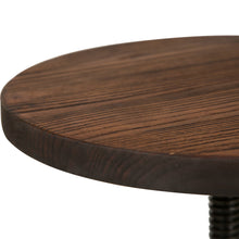 Load image into Gallery viewer, Pinnadel Bar Stool Adjustable Industrial Rustic Wooden Seat Metal Dining Chair