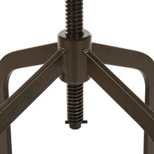 Load image into Gallery viewer, Pinnadel Bar Stool Adjustable Industrial Rustic Wooden Seat Metal Dining Chair