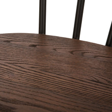 Load image into Gallery viewer, Industrial Steel Hairpin Leg Chair with Elm Wood Seat, Set of 2