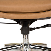 Load image into Gallery viewer, Adjustable High-Back Office Chair Executive Swivel Chair PU Leather, Camel