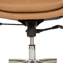 Load image into Gallery viewer, Adjustable High-Back Office Chair Executive Swivel Chair PU Leather, Camel