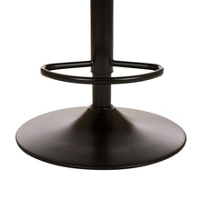 Load image into Gallery viewer, Mid-Century Grey Leatherette Gaslift Adjustable Swivel Bar Stool, Set of 2