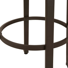 Load image into Gallery viewer, S/2 29.92"H Rustic Steel Pub Bar Stools with Elm Wood Top