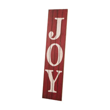 Load image into Gallery viewer, 42.00"H Christmas Wooden Porch Sign - JOY (Two Function)