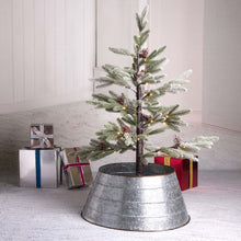 Load image into Gallery viewer, 22"D Galvanized Metal Tree Collar
