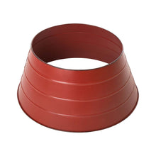 Load image into Gallery viewer, 22"D Painted Red Metal Tree Collar