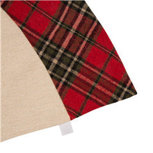 Load image into Gallery viewer, 48"D Fabric Christmas Tree Skirt - Red Truck