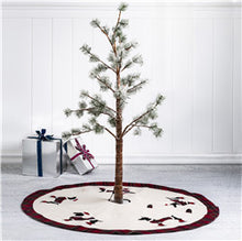Load image into Gallery viewer, 48"D Fabric Christmas Tree Skirt - Dachshund