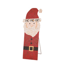 Load image into Gallery viewer, 35.98"H Rusty Metal Santa Decor