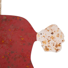 Load image into Gallery viewer, 35.98"H Rusty Metal Santa Decor