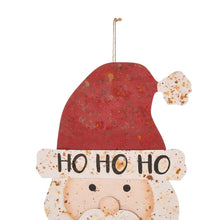 Load image into Gallery viewer, 35.98"H Rusty Metal Santa Decor
