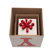 Load image into Gallery viewer, 31.89"H Wooden Block Wording Porch Sign - JOY