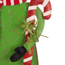 Load image into Gallery viewer, 36.02"H Metal Snowman Yard Stake or Standing Decor or Wall Décor (Three Functions)