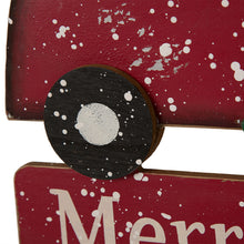 Load image into Gallery viewer, 24.02"H Metal/Wooden Christmas Truck Yard Stack or Wall Décor (Two Function)