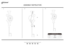 Load image into Gallery viewer, 36.02"H Rusty Metal "JOY" Yard Stake or Wall Décor