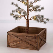Load image into Gallery viewer, 22.09"L Natural Wooden Christmas Tree Collar