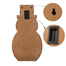 Load image into Gallery viewer, 19.76"H Marquee LED Lighted Snowman Sign Holiday Decoration