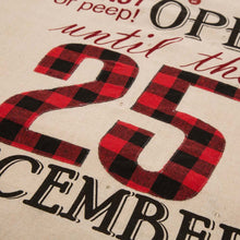 Load image into Gallery viewer, S/2 36"H Lighted Burlap Gift Sack with Wordings (10 LEDs)
