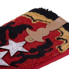 Load image into Gallery viewer, 19" Handmade Hooked Red Boot Christmas Stocking