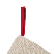 Load image into Gallery viewer, 19" Handmade Hooked Dog Christmas Stocking
