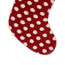 Load image into Gallery viewer, 21"L Fabric Pompom Stocking,"Merry Christmas"