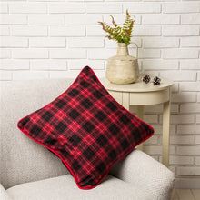 Load image into Gallery viewer, 18"L Farmhouse Plaid Pillow Cover