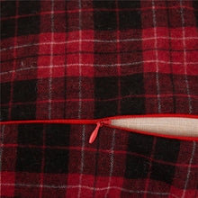 Load image into Gallery viewer, 18"L Farmhouse Plaid Pillow Cover