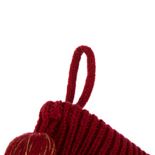 Load image into Gallery viewer, 24"L Knitted Acrylic Christmas Stocking w/Snowflake
