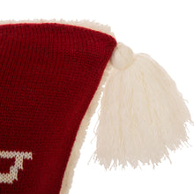 Load image into Gallery viewer, 18"L*18"W Knitted Acrylic Red Pillow Cover with Tassels