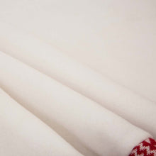 Load image into Gallery viewer, 48"D White Fleece Christmas Tree Skirt - Merry Christmas