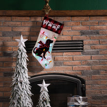 Load image into Gallery viewer, 21''L LED Embroidered Linen Christmas Stocking - Dog