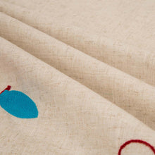 Load image into Gallery viewer, 48"D LED Embroidered Linen Christmas Tree Skirt - Merry Christmas