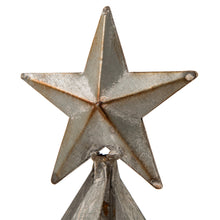 Load image into Gallery viewer, Iron Galvanized Christmas Tree Table Decor, 14.5"H