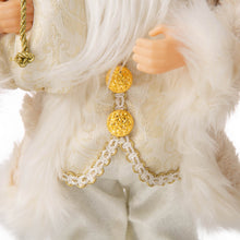Load image into Gallery viewer, 12"H Standing Santa Figurine With a Beige Felt Outfit