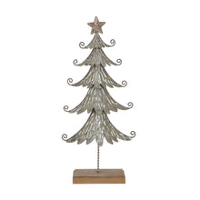 Load image into Gallery viewer, 20" H Galvanized Table Tree Christmas Home Decor