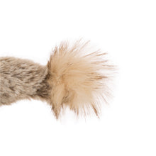 Load image into Gallery viewer, Handmade Faux Fur Santa Figurine Christmas Holiday Decoration Ornaments Gray 12-inch