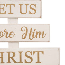 Load image into Gallery viewer, 17.83"H Wooden Nativity Table Tree Decor