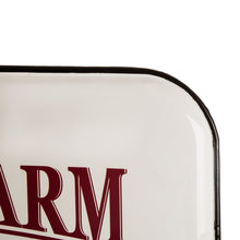 Load image into Gallery viewer, 43.11"L Farmhouse Decor Metal Enamel Christmas Tree Farm Sign