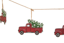 Load image into Gallery viewer, 72"L Metal Red Truck Garland
