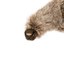 Load image into Gallery viewer, Handmade Faux Fur Santa Figurine Christmas Holiday Decoration Ornaments Gray 18-inch