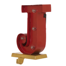 Load image into Gallery viewer, Christmas Stocking Holder 8.46"H "JOY" Stocking Holder Set