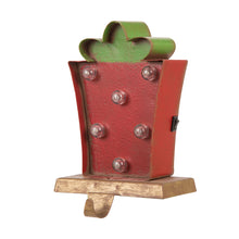 Load image into Gallery viewer, Marquee LED Gift Box Stocking Holder
