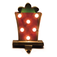 Load image into Gallery viewer, Marquee LED Gift Box Stocking Holder