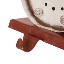 Load image into Gallery viewer, 7.48" Marquee LED Lighted Snowman Head Christmas Stocking Holder Battery Operated